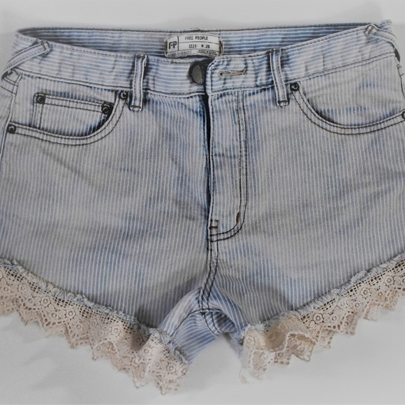 Free People Jean Shorts